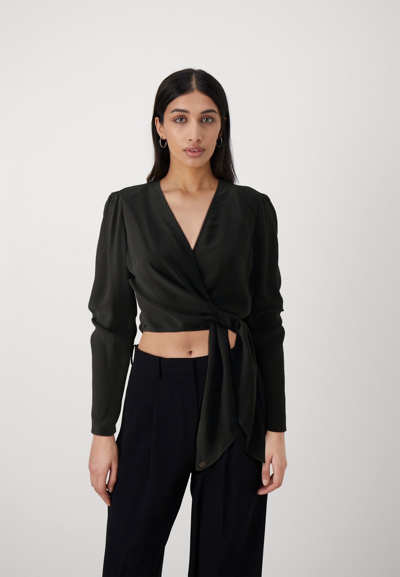 Elisabetta Franchi - WOMENS BLOUSE - Bluse - nero, Vergrößern