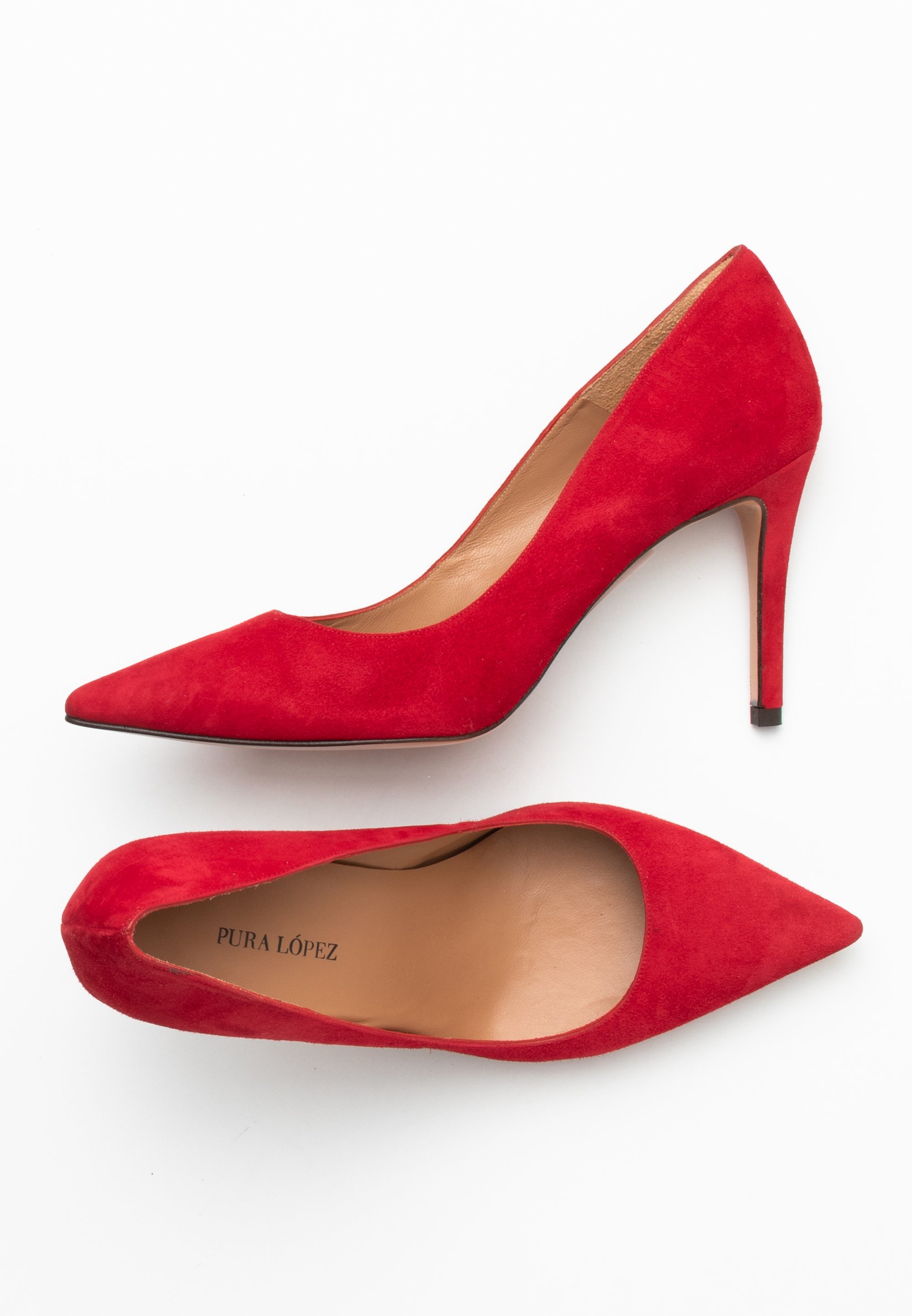 Pura Lopez Sandales Ã Talons DorÃ©e Pura Lopez Escarpins Red/rouge