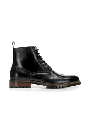 Botines con cordones - black