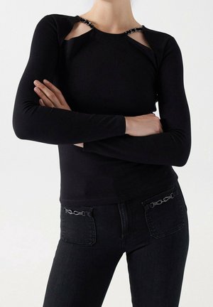 T-shirt à manches longues - black