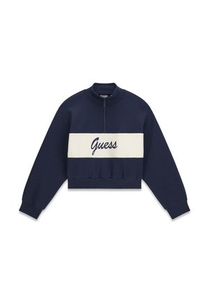 Guess, BEDRUCKTER LOGO-PULLOVER - Sweatshirt - dunkelblau