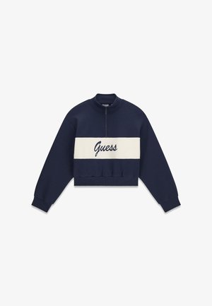 Guess, BEDRUCKTER LOGO-PULLOVER - Sweatshirt - dunkelblau