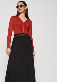 ONLY Tall ONLVENEDIG LIFE LONG SKIRT - Maxi szoknya - black