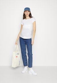 Lindex Maternity TROUSER MOM RETRO  - Džíny Straight Fit - light denim