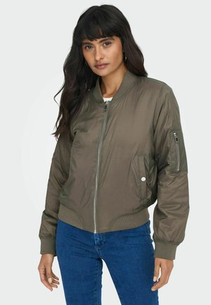 ONLY ONLTHILDE - Bomber Jacket - dark brown
