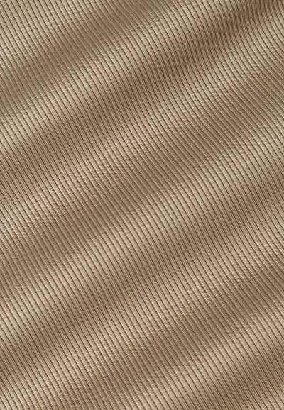 Textured, ribbed fabric in a warm beige color, displaying subtle variations in tone and depth across the surface.