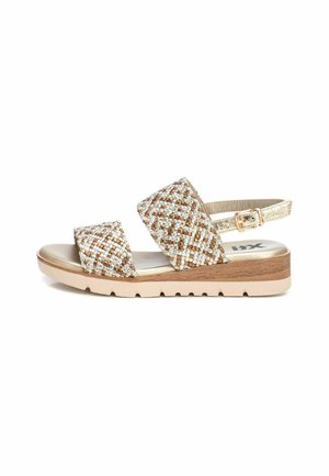 Sandalias de cuña - gold