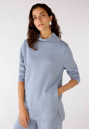 MIT STEHKRAGEN - Jumper - lt.blue