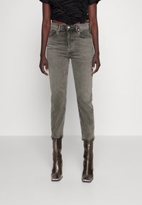 Agolde Vaqueros rectos - dark grey