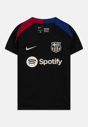 Nike Performance FC BARCELONA STRIKE TOP UNISEX - T-shirt de sport - black/noble red/light orewood brown