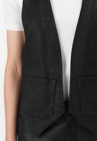 Replay COATED VEST - Vest - black
