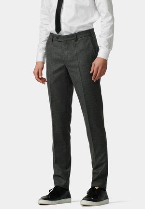 Anzughose - grau meliert