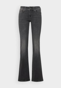 MIDGE MID WAIST - Bootcut jeans - faded black magnet