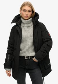 Superdry Co CITY Manteau d'hiver black/noir
