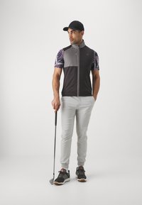 Puma Golf CLOUDSPUN VEST - Mellény - black heather/slate sky