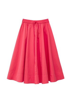 & OTHER STORIES, & OTHER STORIES GATHERED A-LINE MAXI SKIRT - Jupe trapèze - red