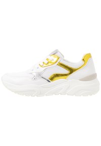 Marco Tozzi Sneaker low - white/yellow