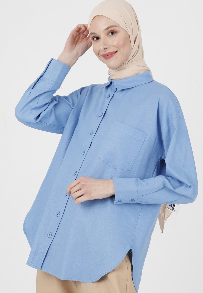 Modanisa Blue Modanisa Hemdbluse - blue/blau - Zalando.de