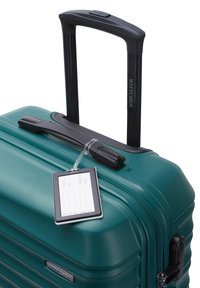 WITTCHEN MEDIUM SUITCASE WITH LUGGAGE TAG FROM ABS - Trolley - green