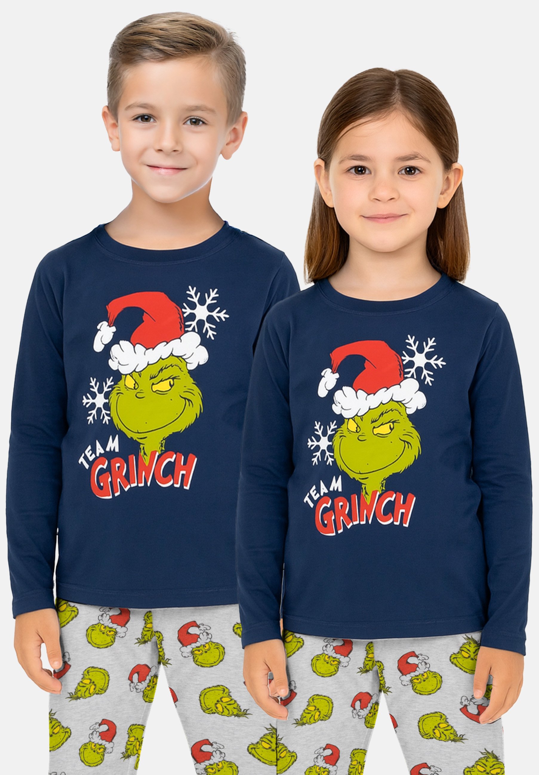 Pigiama Lungo Bambino In Cotone The Grinch Dr Seuss