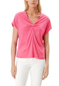 s.Oliver BLACK LABEL Tričko s potlačou - fuchsia
