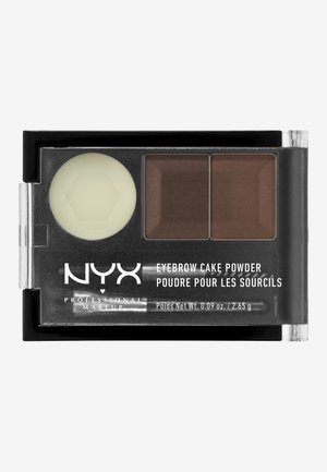 EYEBROW CAKE POWDER - Eyebrow powder - 2 dark brown/ brown