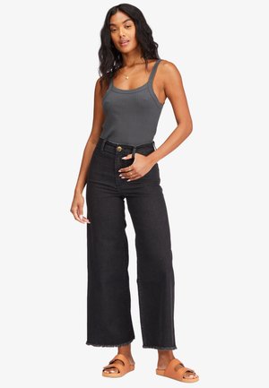 Flared Jeans - black