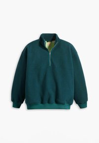 Levi's® SHORELINE HALF ZIP - Fleecegenser - deep sea moss