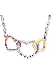 Engelsrufer ENGELSRUFER DAMEN-KETTE KETTE WITH LOVE 3 HEARTS 925ER SILBER - Collana - silberfarben