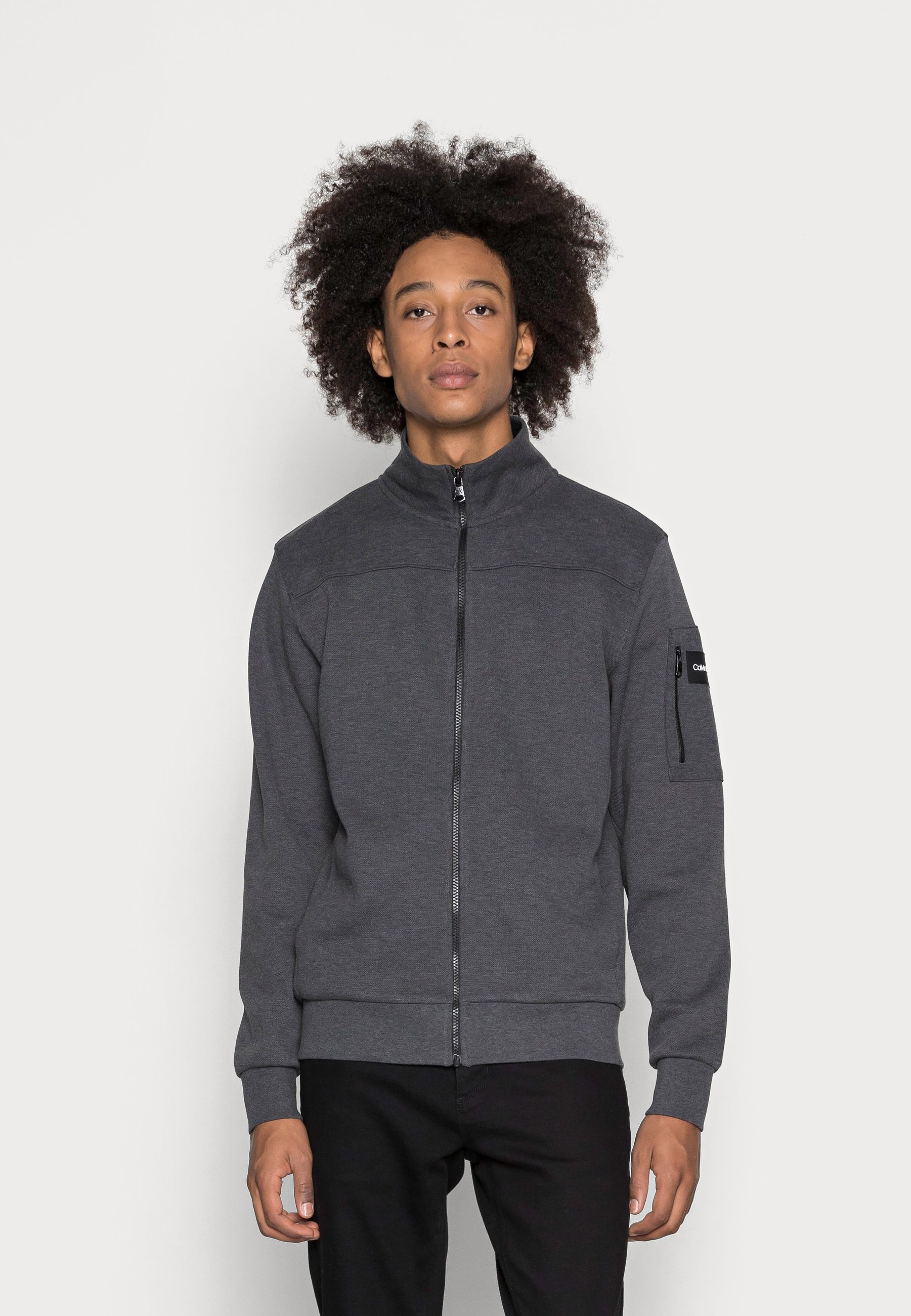 Calvin Klein TEXTURE BLOCK ZIP JACKET 