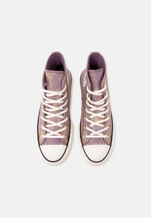 Converse CHUCK TAYLOR ALL STAR LIFT PLATFORM - High-top trainers - hypnotic mauve/light gold-coloured — photo 4