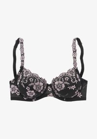 Seleccionado, schwarz-rose