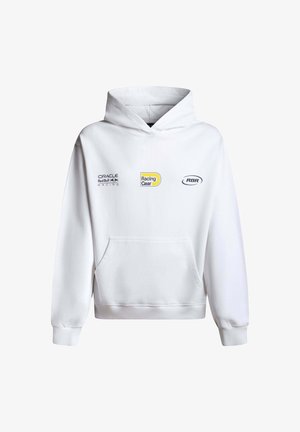 Red Bull Racing x Pepe Jeans, RED BULL RACING X PEPE JEANS BASIC T-SHIRT PUERTA ALCALA HOODIE UNISEX - Kapuutsiga pusa - white