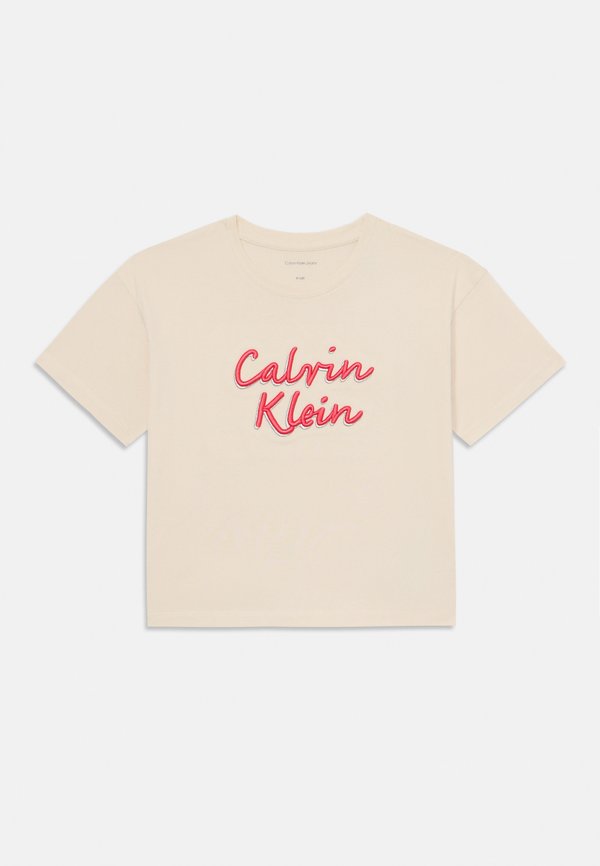 BOXY TEE METALLIC LOGO  - Print T-shirt