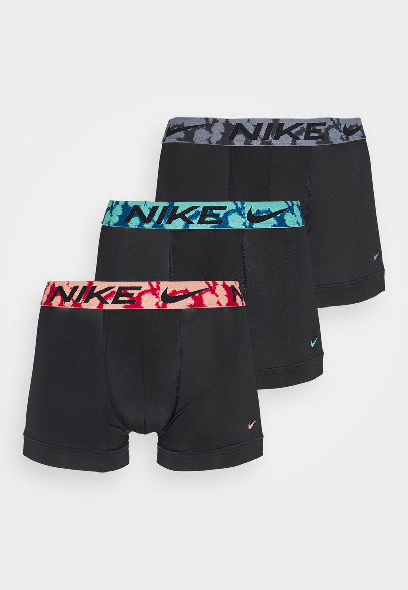 Nike Underwear ESSENTIAL TRUNK 3 PACK - Cuecas boxer - black/marina/grey/mystic hibiscus
