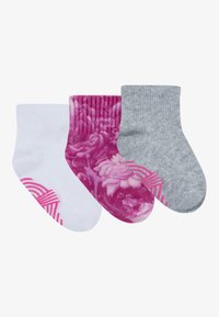 Jordan ANKLE GRIPPER UNISEX 3 PACK - Strømper - fire pink