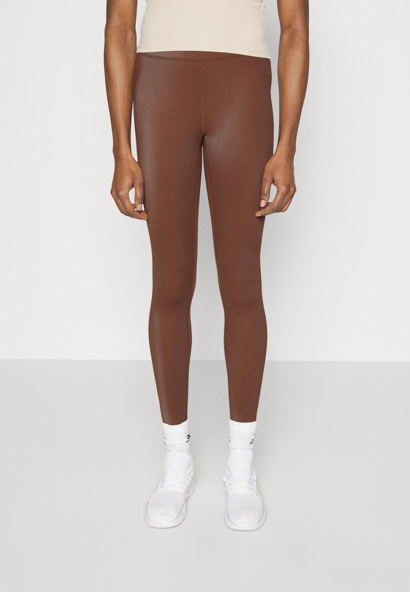 Cotton On Body HI SHINE FULL LENGTH Leggings cedar brown/brown