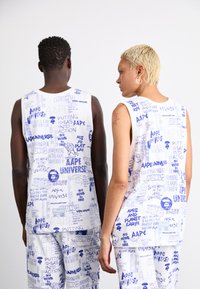AAPE By A Bathing Ape TANK UNISEX - Top - white/blue