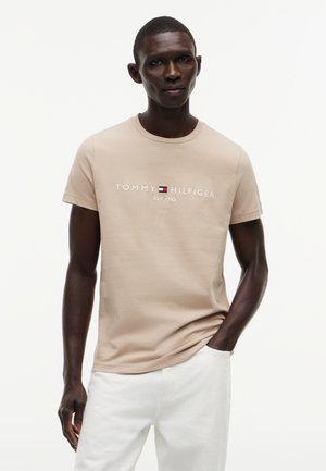 Tommy Hilfiger, LOGO TEE - Μπλουζάκι με στάμπα - batique khaki
