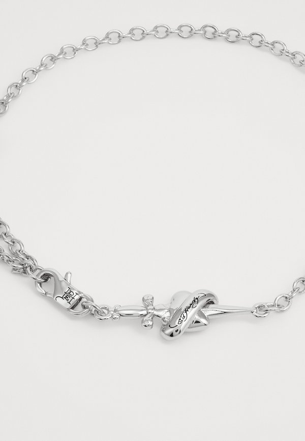 HEART DAGGER FINE CHAIN CHARM BRACELET - Bracelet4