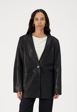 Selected Femme SLFAMALIA  - Bőrdzseki - black