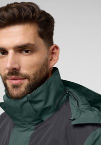 Jack Wolfskin JASPER 3IN1 - Regenjas - black olive