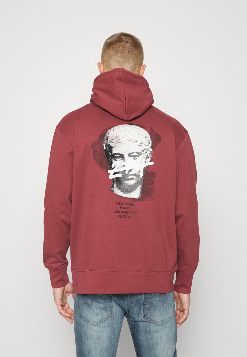 274 STATUE HOOD - Camisola - red