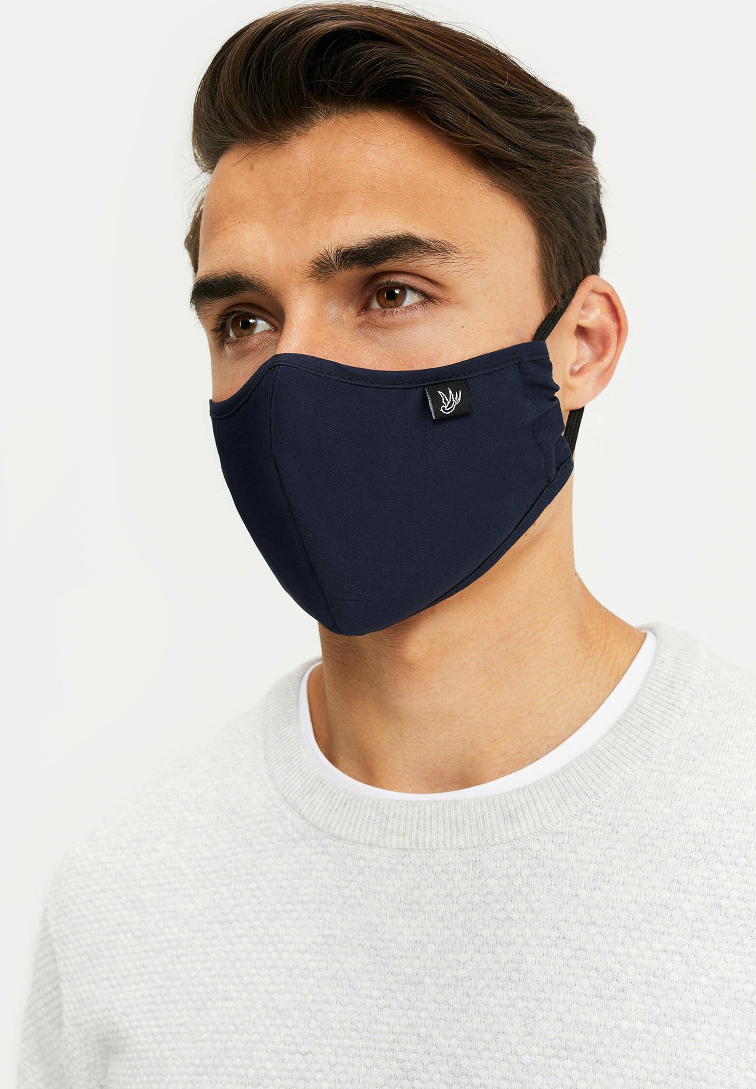 WE Fashion Stoffen mondkapje - dark blue/donkerblauw - Zalando.nl