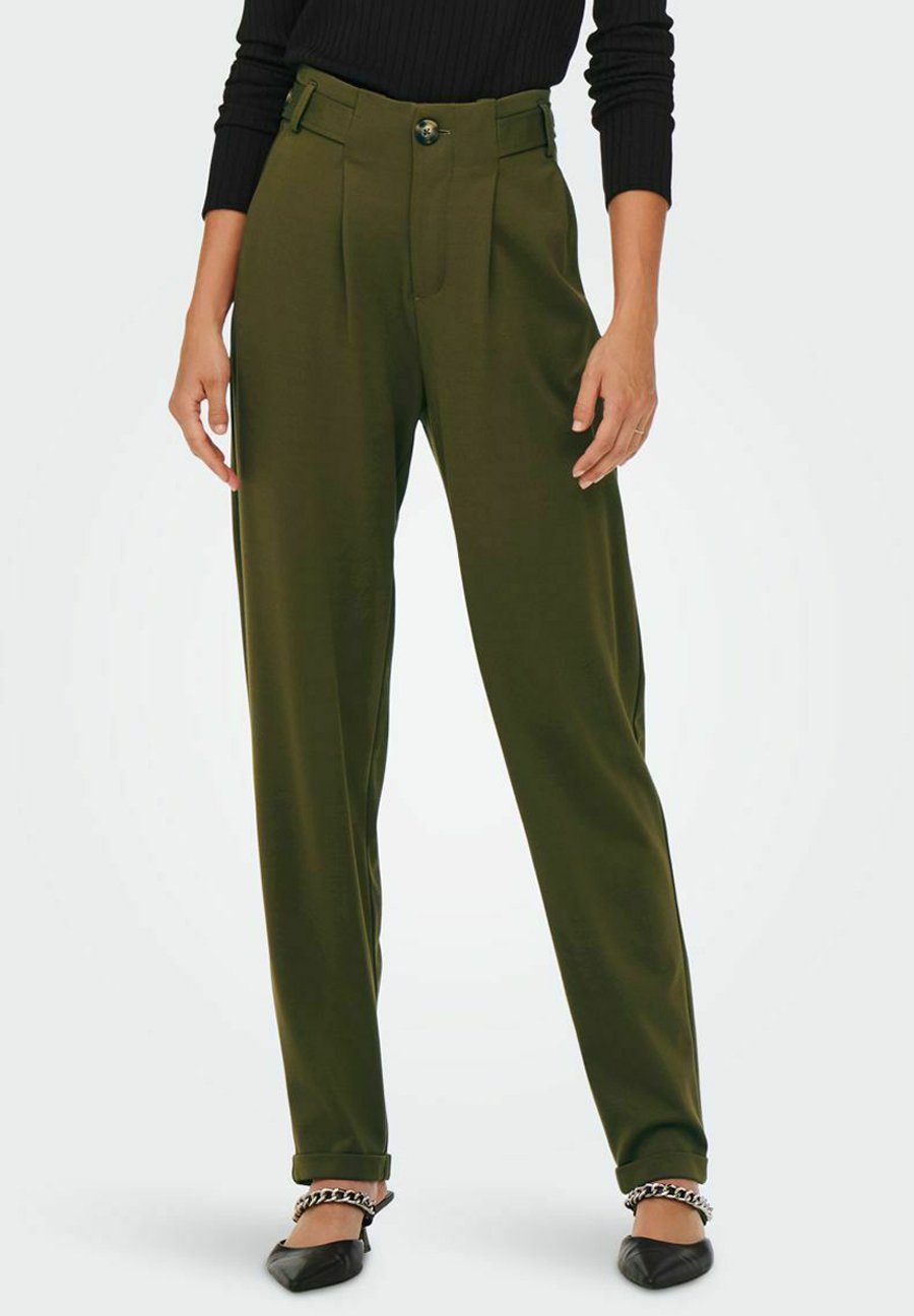 ONLY POPTRASH - Broek - beech/olijfgroen - Zalando.nl