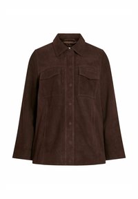 Leather jacket - chicory coffee