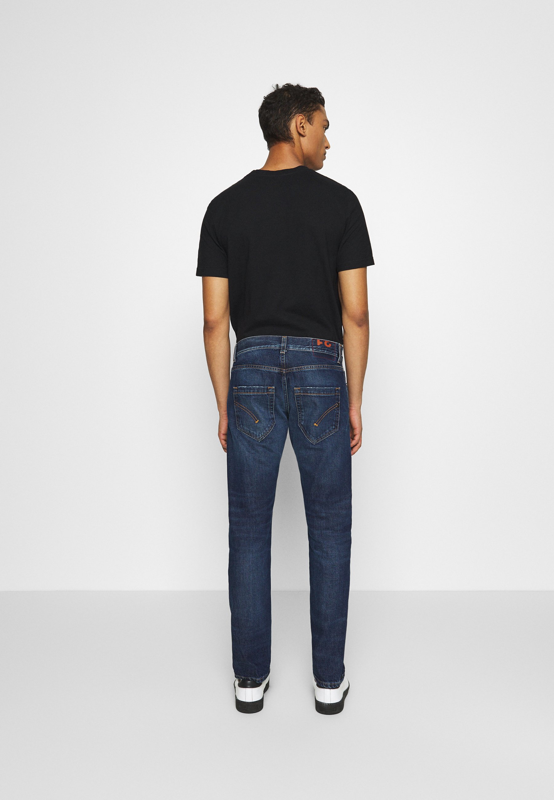Dondup PANTALONE Jeans slim fit dark blue denim Zalando.no Jeansjakker til Menn fra Dondup | Stylight