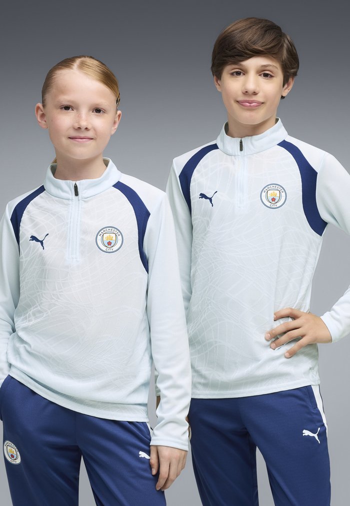 PUMA MANCHESTER CITY F.C. TRAININGSTOP UNISEX - Long sleeved top - dewdrop-blue jewel
