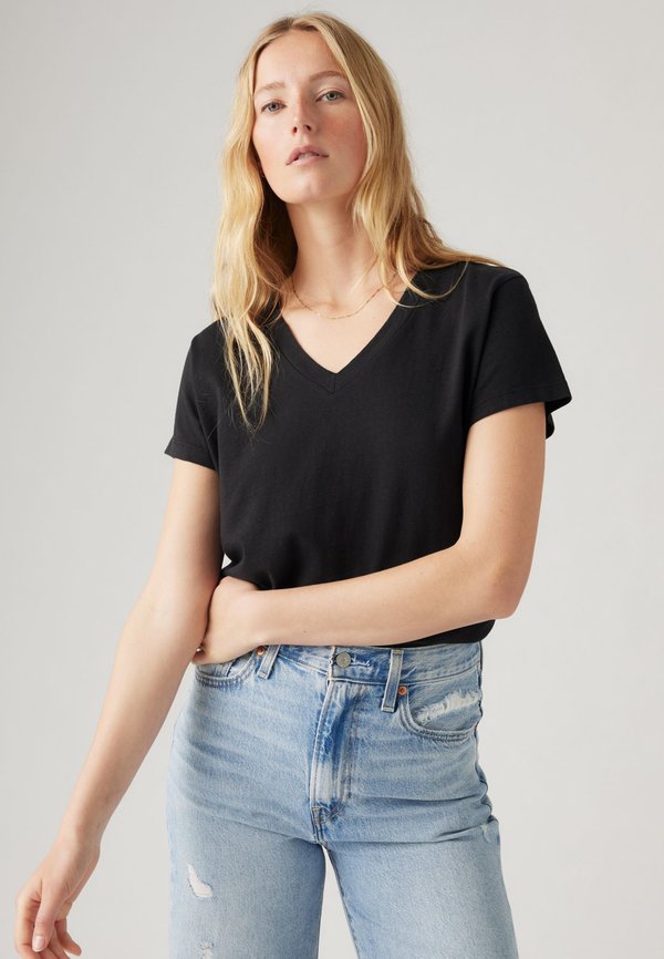 BOXY TEE - Basic T-shirt - caviar slub4