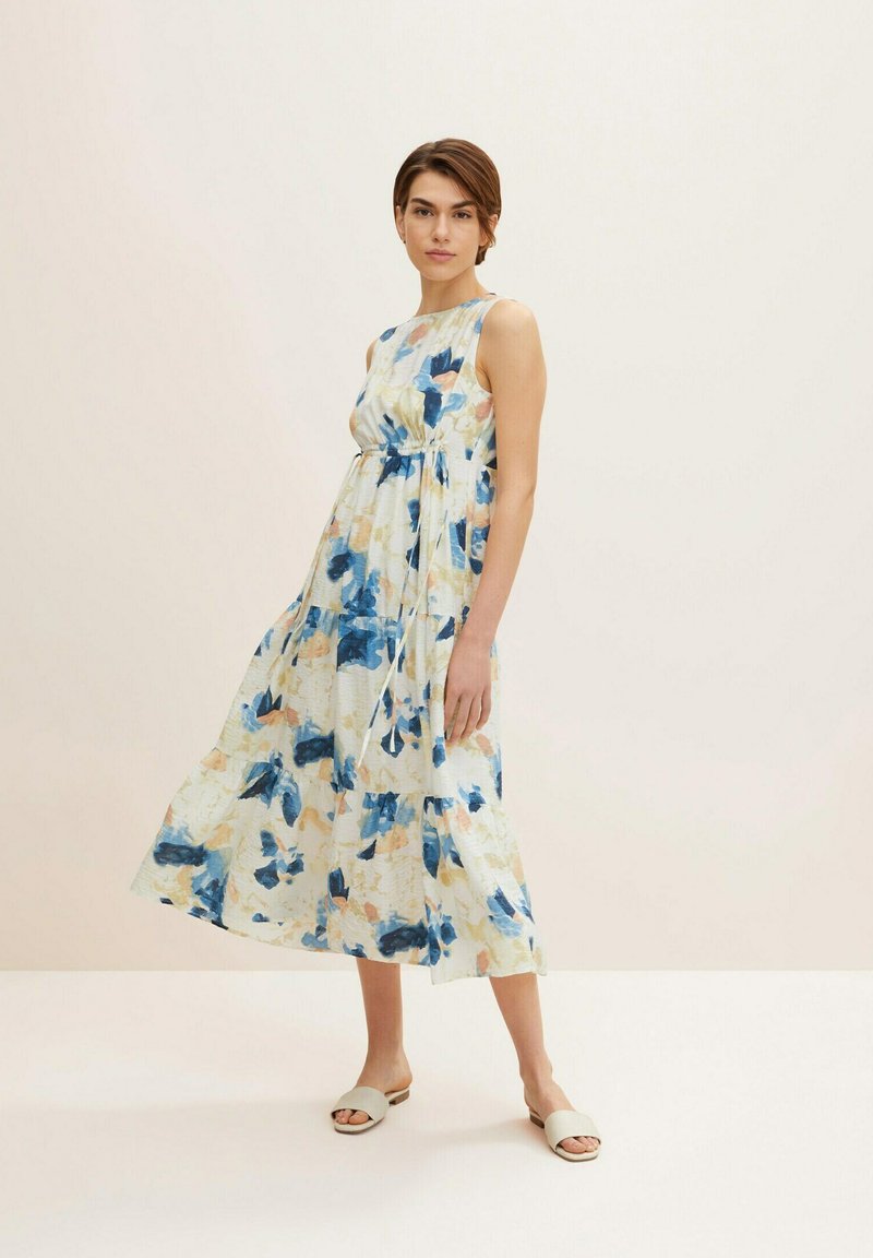 Damen Freizeitkleider | TOM TAILOR Freizeitkleid colorful watercolor design/beige - GF51661 Damen Freizeitkleider | TOM TAILOR Freizeitkleid colorful watercolor design/beige - GF51661